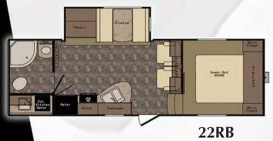 CrossRoads Sunset Trail Grand Reserve SF22RB floor plan