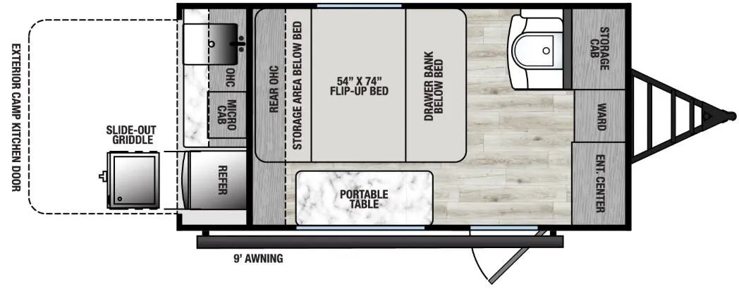 Coachmen Clipper ROK 13000ROK floor plan