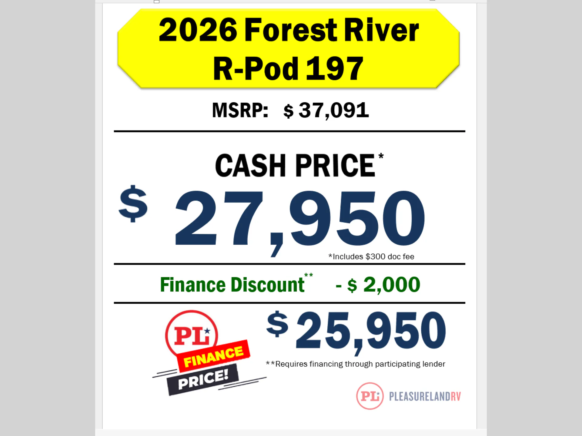 2026 Forest River R-Pod RP-192 - Photo 3