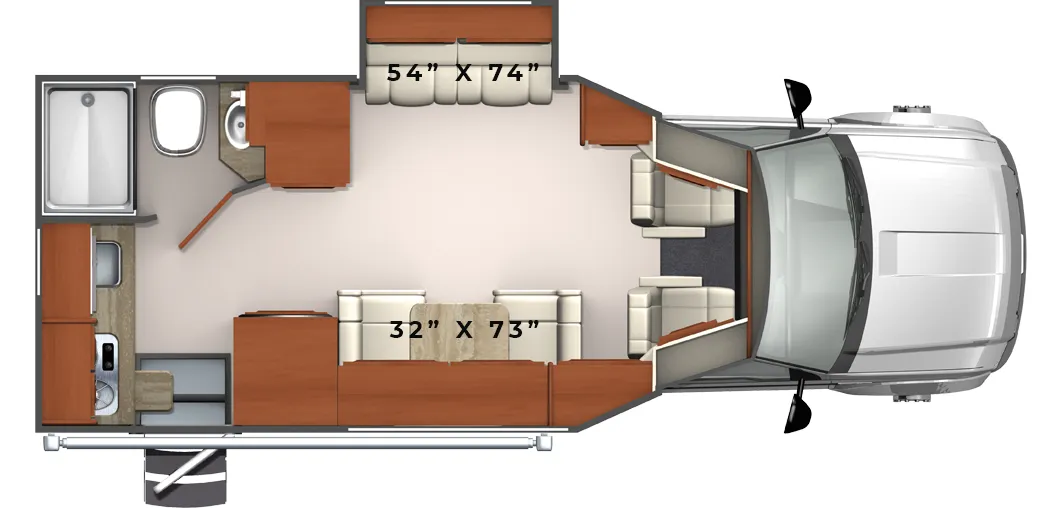 Phoenix Cruiser 2100 floor plan