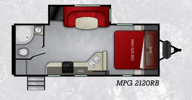 Cruiser RV MPG 2120RB floor plan