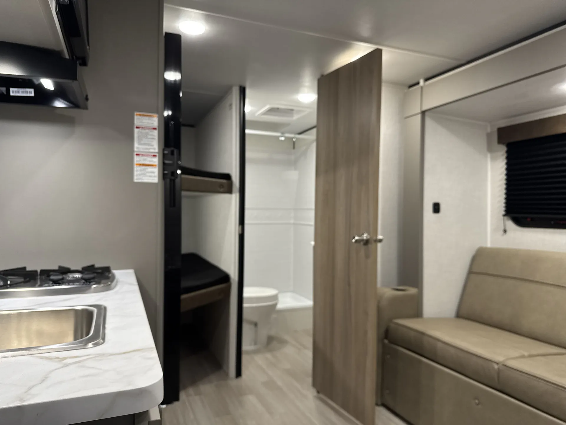 2026 Keystone Hideout Mini 199BHS — wide interior living