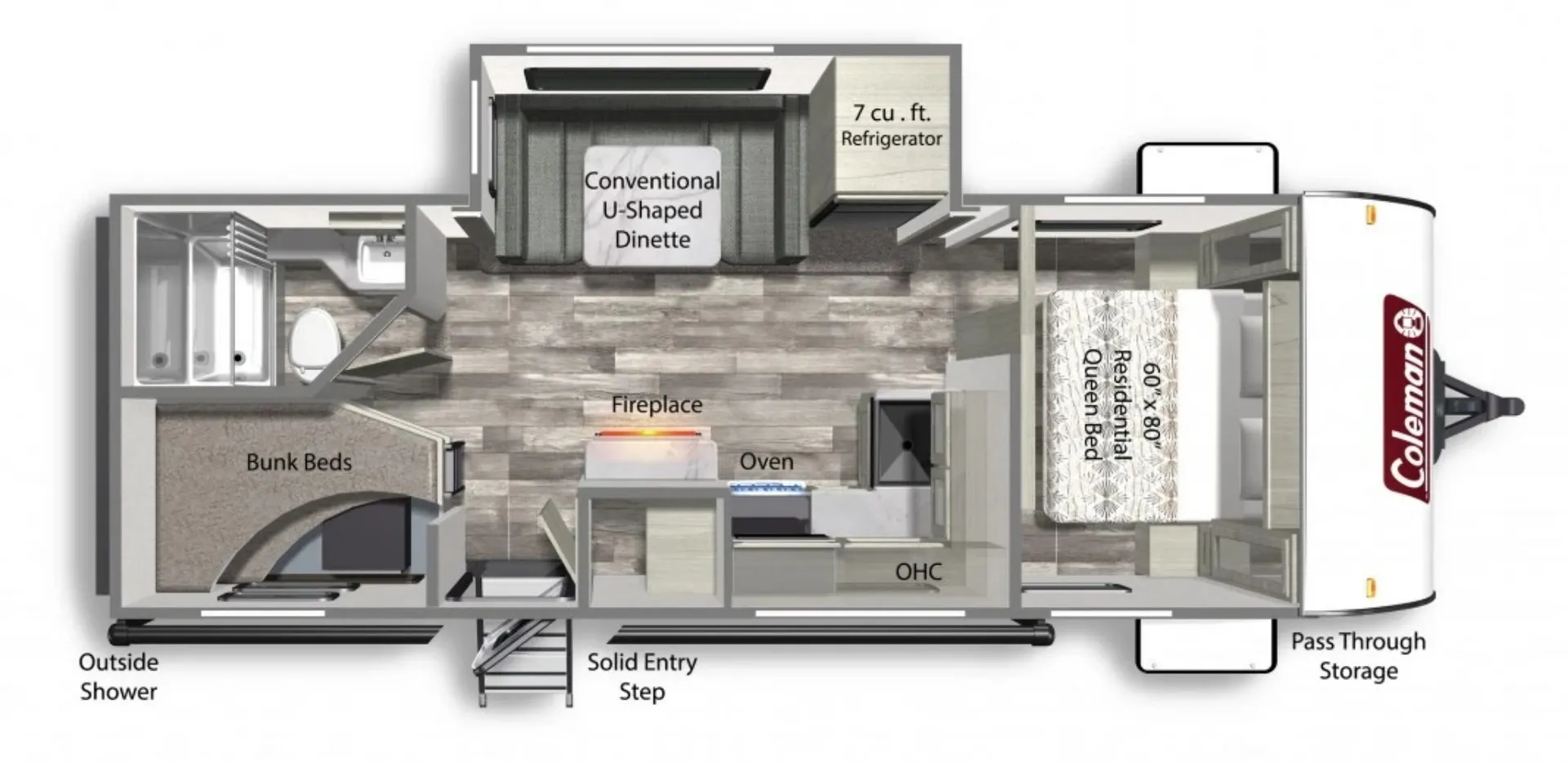 2023 coleman Coleman Light 2455BH - Photo 2