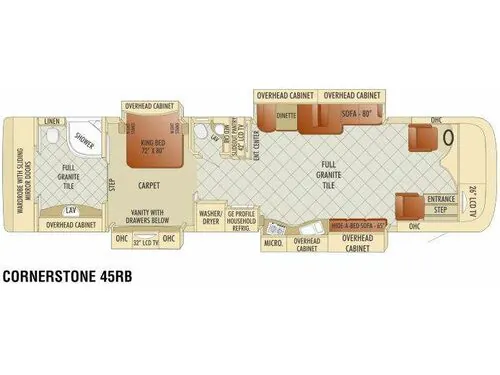 2011 Entegra Coach Cornerstone 45R - Photo 3