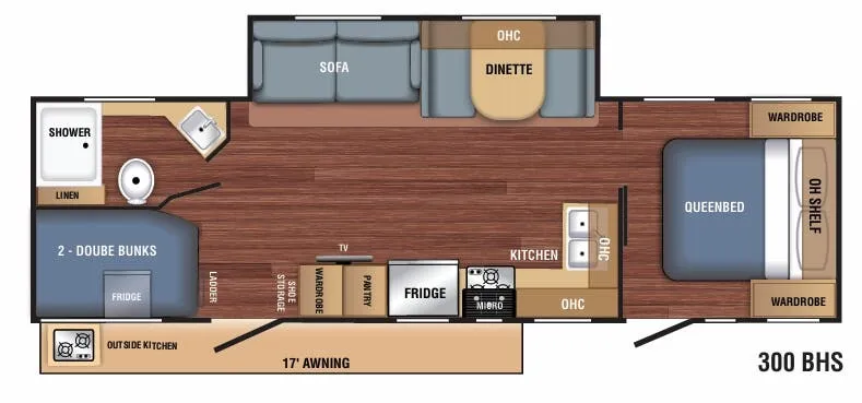 Braxton Creek BX 300BHS floor plan