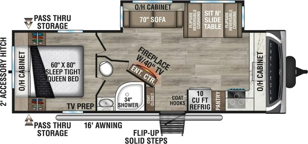 2025 Venture RV SportTrek ST251VFK floor plan