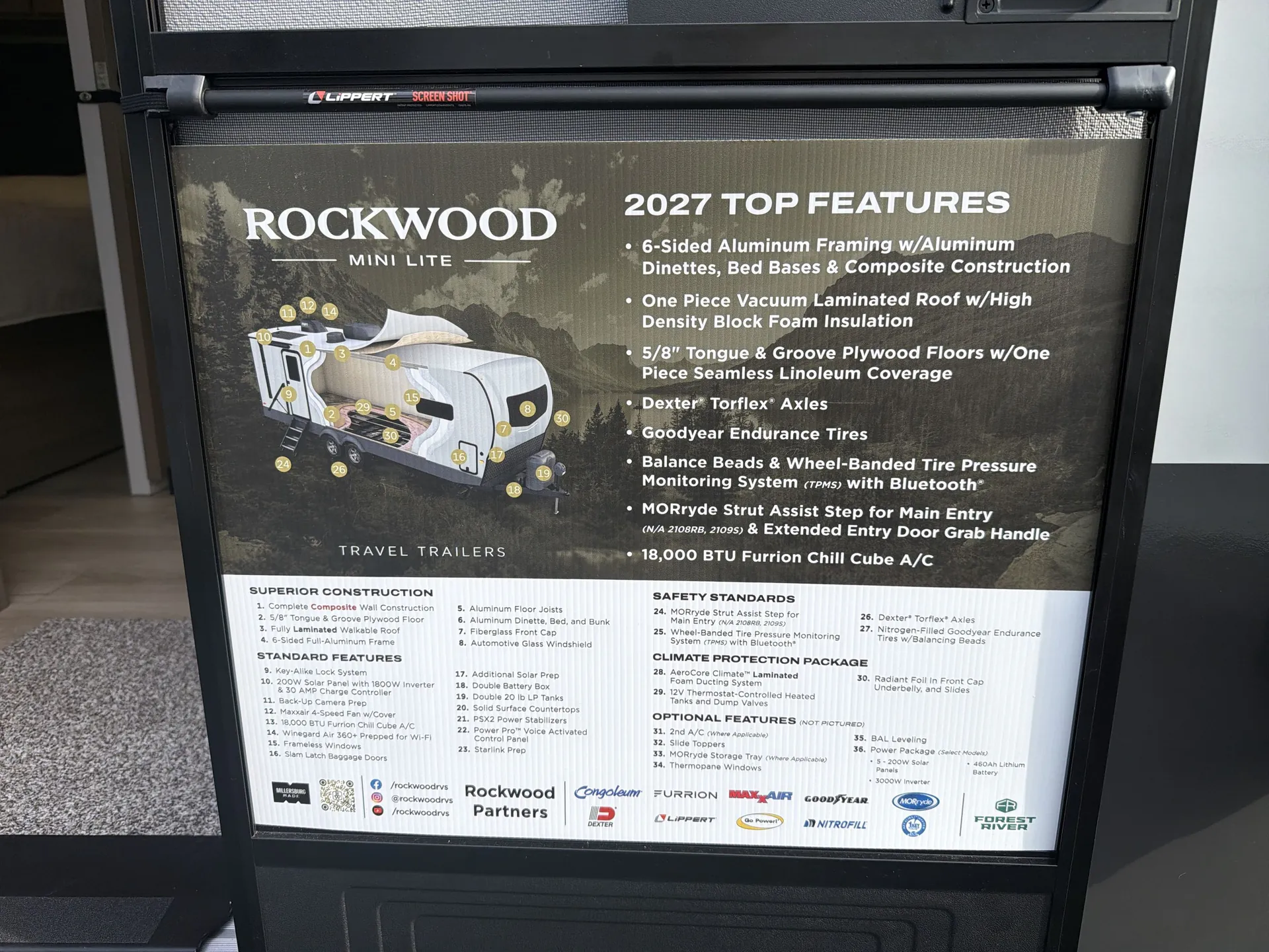 2027 Forest River Rockwood Mini Lite 2523MBR — living area main