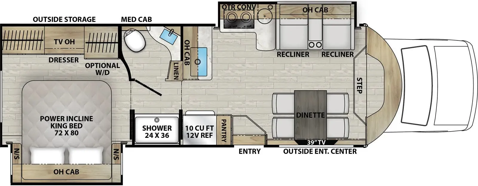 Coachmen Concord 321DS floor plan