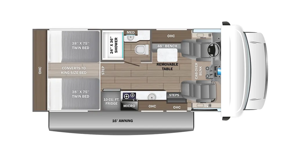 2026 Jayco Redhawk SE 22T floor plan