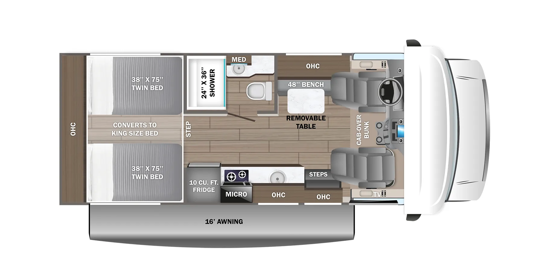 2026 Jayco Redhawk SE 22T - Floor plan