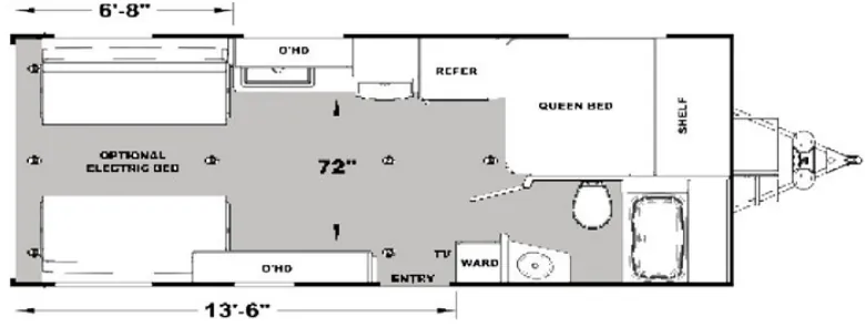 Eclipse Stellar 19SB-LE floor plan