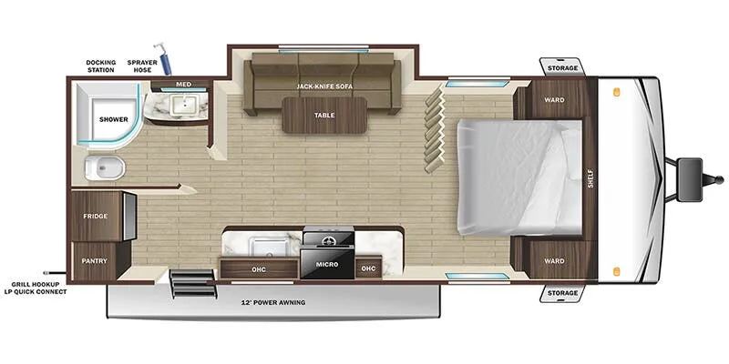 2025 Starcraft Autumn Ridge 20FBS floor plan