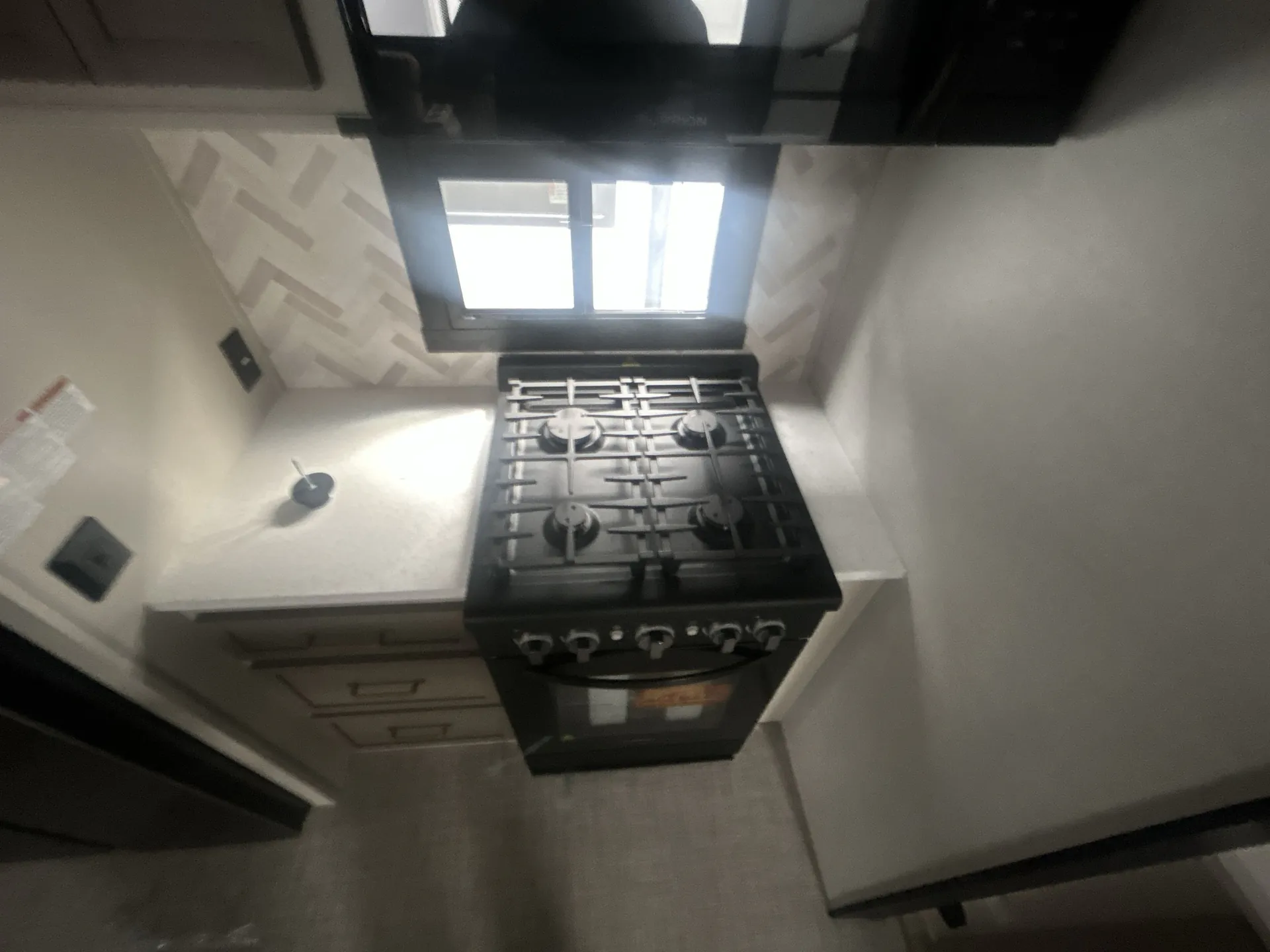 2026 Forest River Wildwood Heritage Glen 376FAM — stove oven open