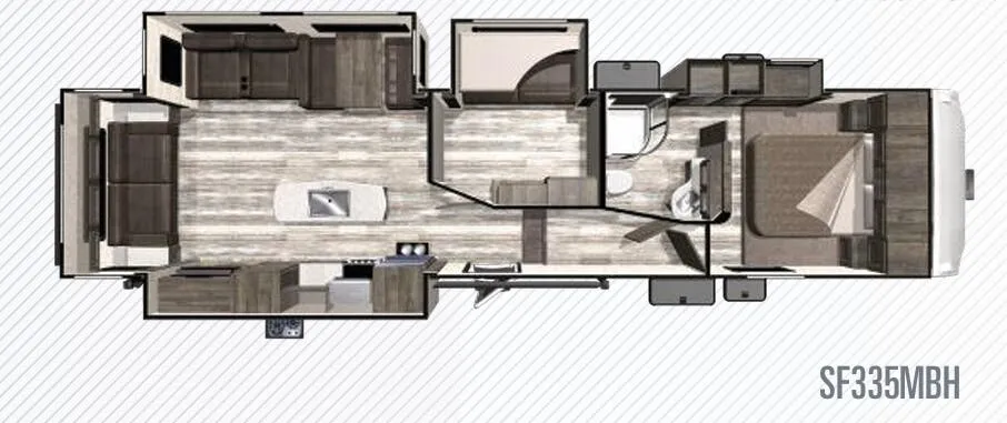 Highland Ridge Silverstar Limited 355MBH floor plan