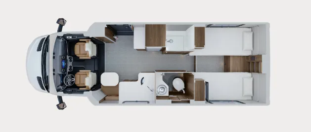 2027 Airstream Atlas 25RT floor plan