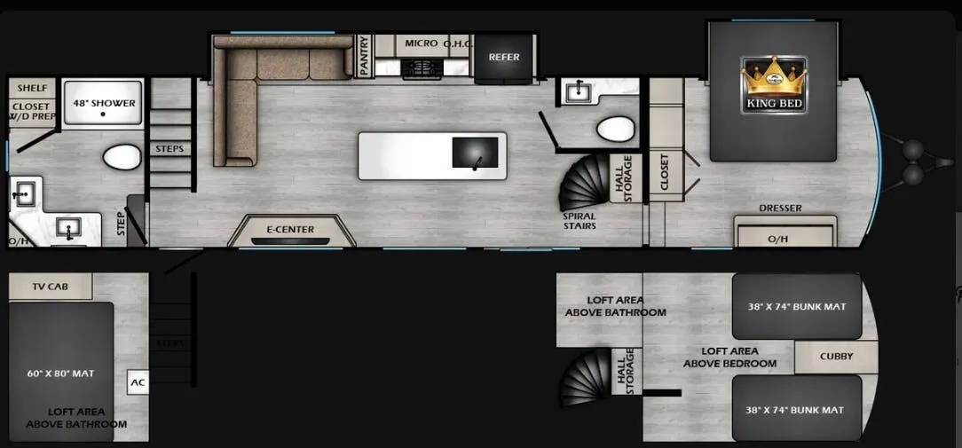 CrossRoads Hampton 410PVL floor plan