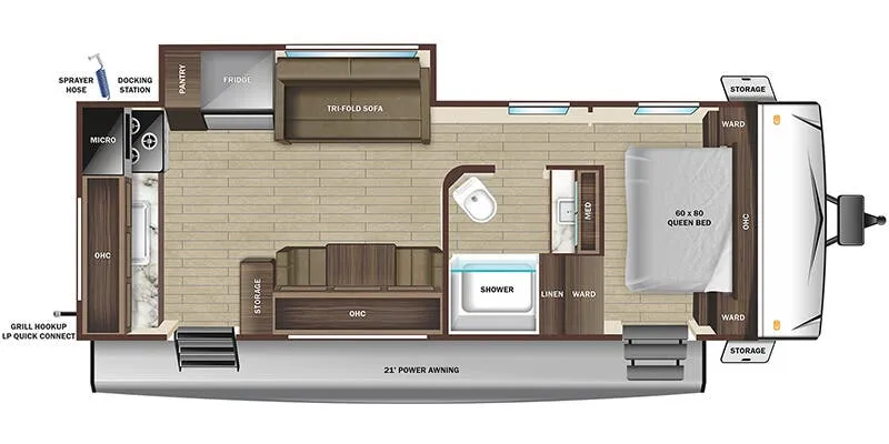 Starcraft Super Lite 233ML floor plan