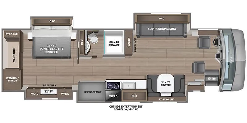 Entegra Coach Anthem 37K floor plan