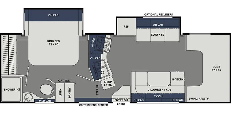 Coachmen Freelander Premier 29KB floor plan
