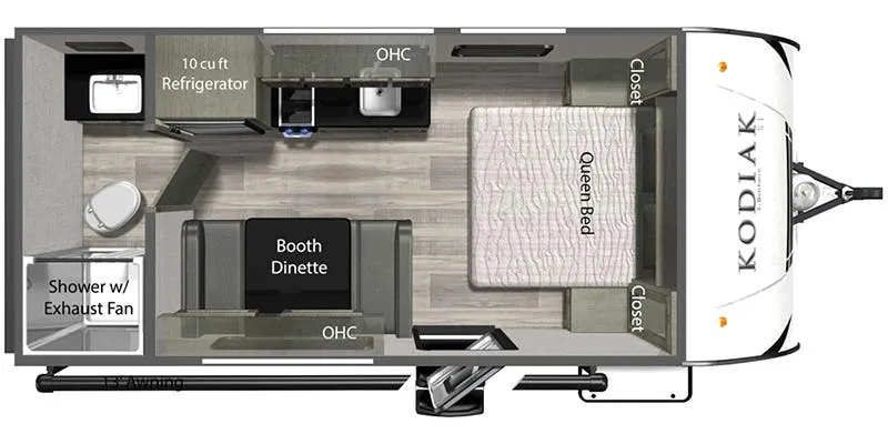 Dutchmen Kodiak SE 17SRB floor plan
