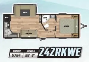 Keystone Springdale 242RKWE floor plan