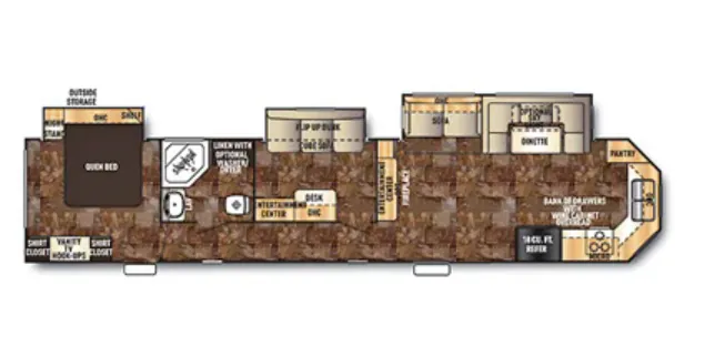 Forest River Cherokee 39KT floor plan