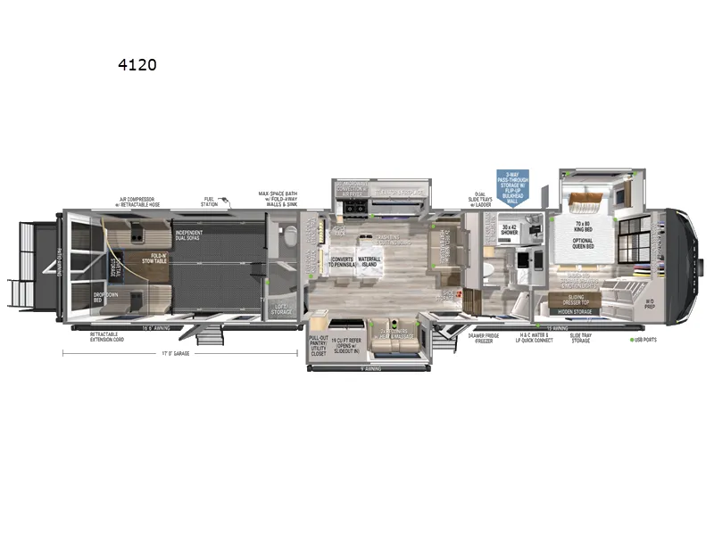 2026 Brinkley Model G 4120 - Floor plan