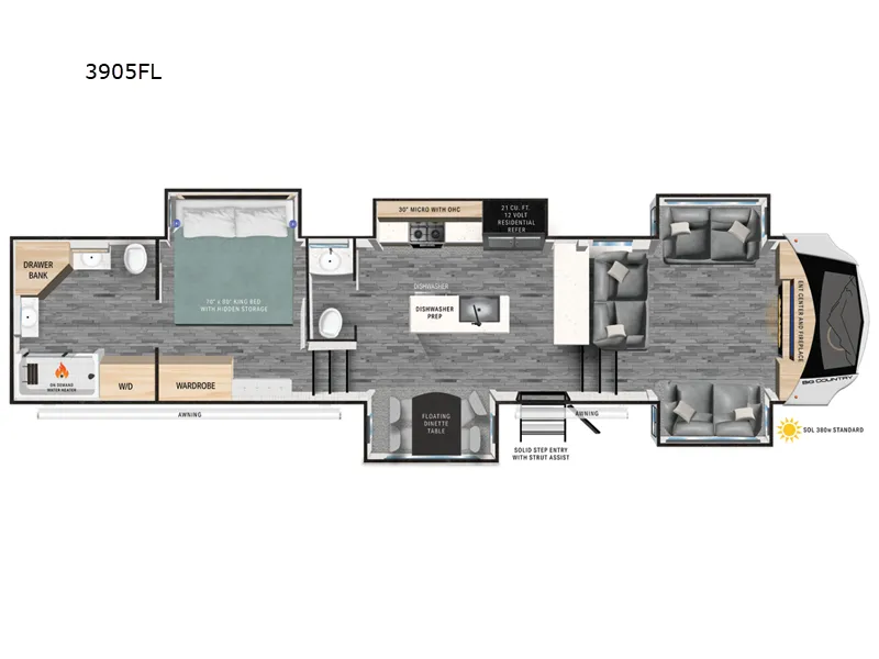 2024 Heartland Big Country 3905FL - Photo 3