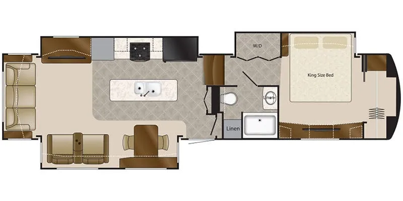 DRV Elite Suites 38RSSB3 floor plan