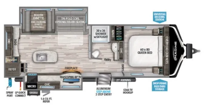 2022 Grand Design Imagine 2670MK - Floor plan