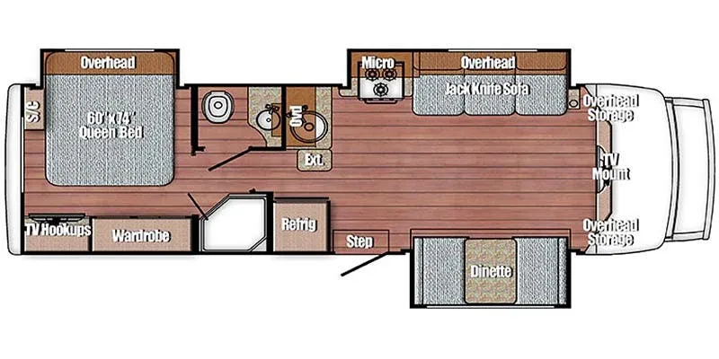 Gulf Stream BT Cruiser 5291 floor plan