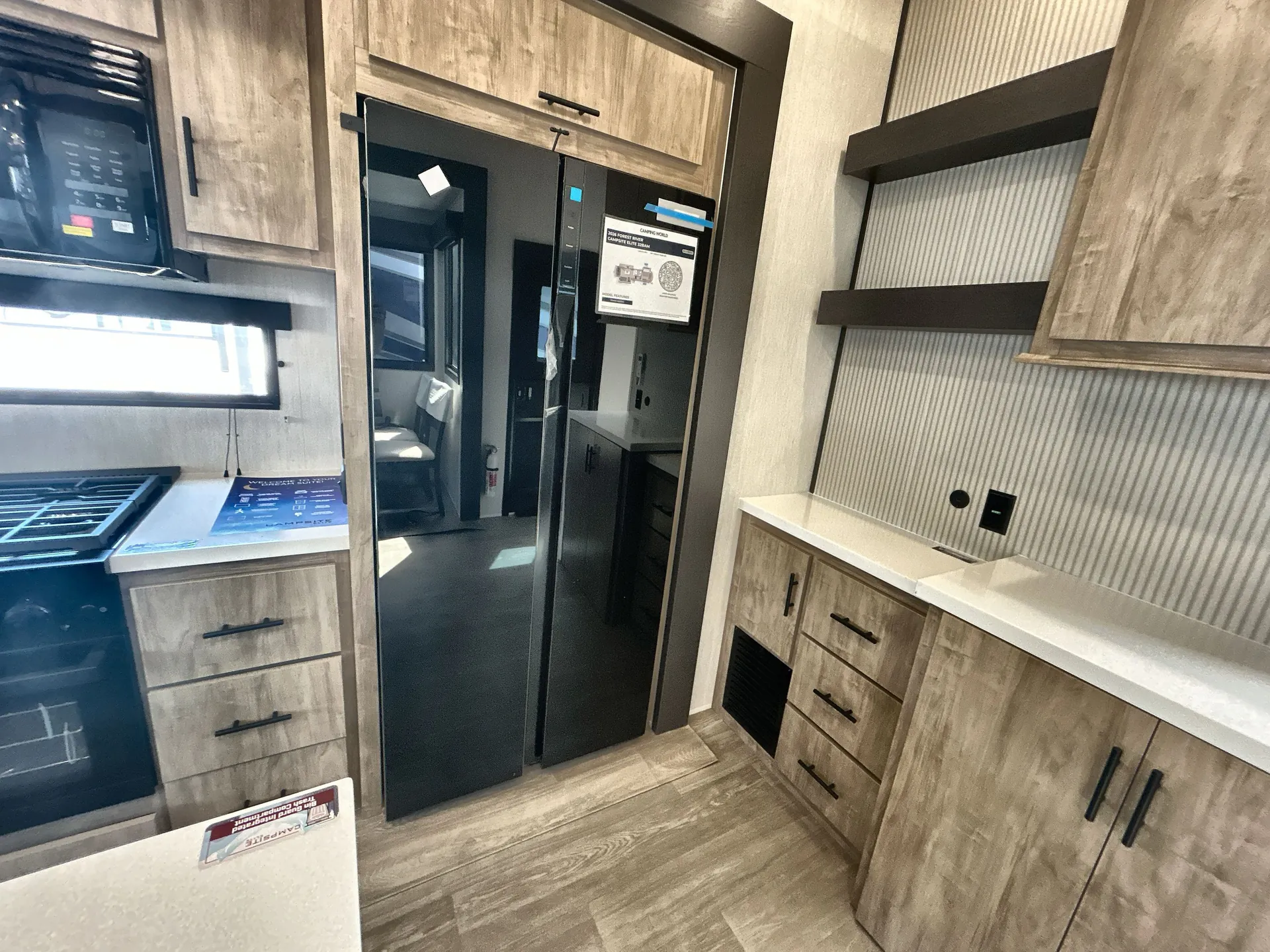 2026 Forest River Campsite Elite 32BAM — fridge