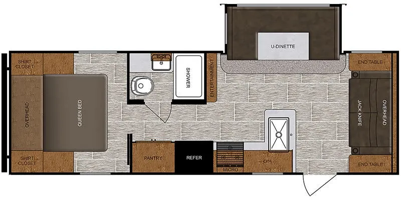Prime Time Avenger LE 25FSLE floor plan