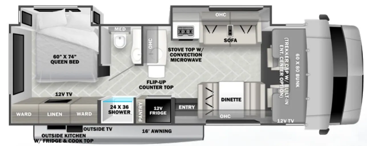 Forest River Forester Classic 2861DS floor plan