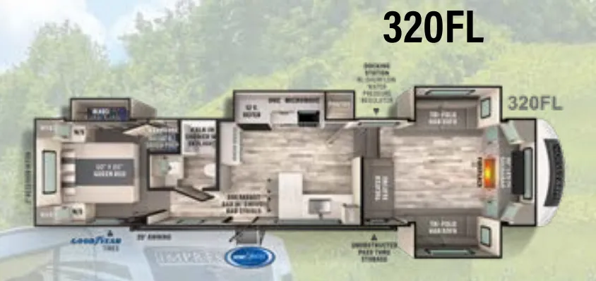 Forest River Impression 320FL floor plan