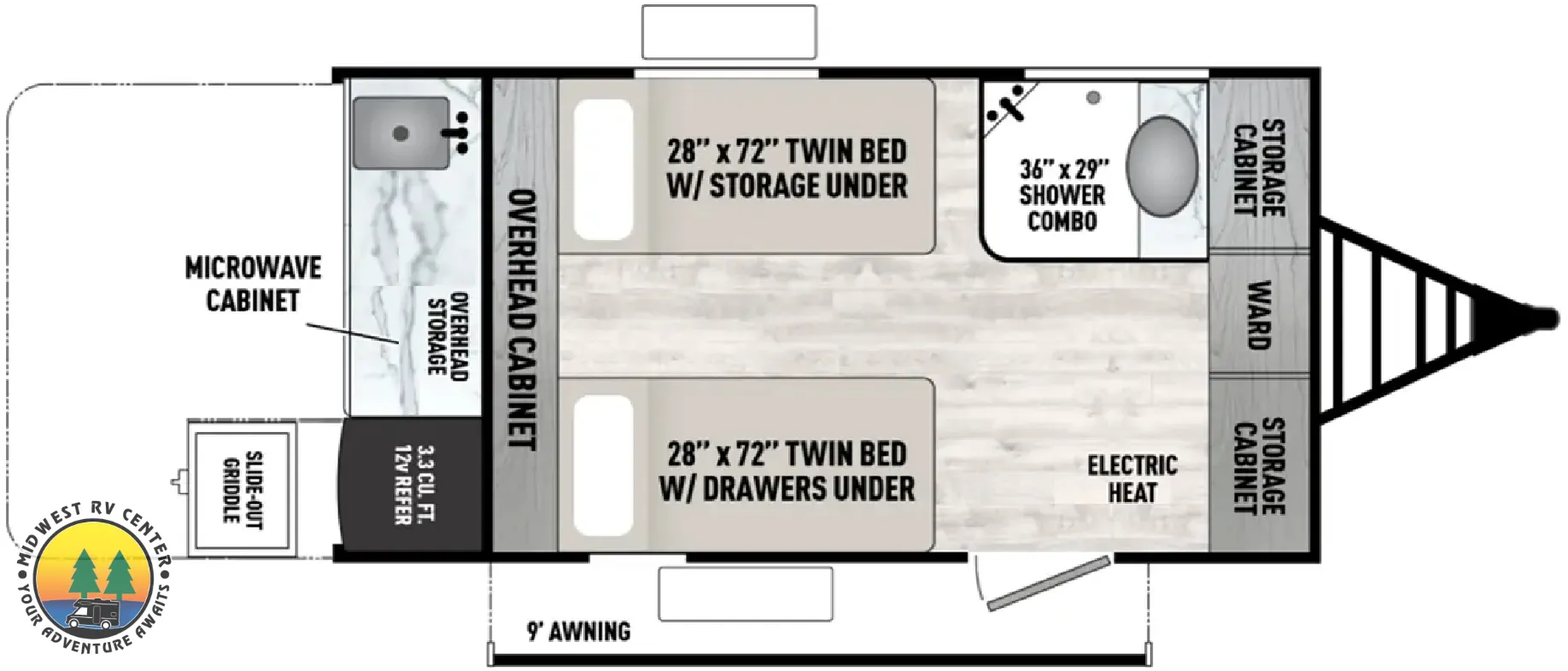 2025 Coachmen Clipper ROK 11000ROK - Floor plan
