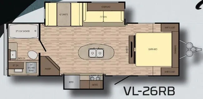 CrossRoads Volante 26RB floor plan