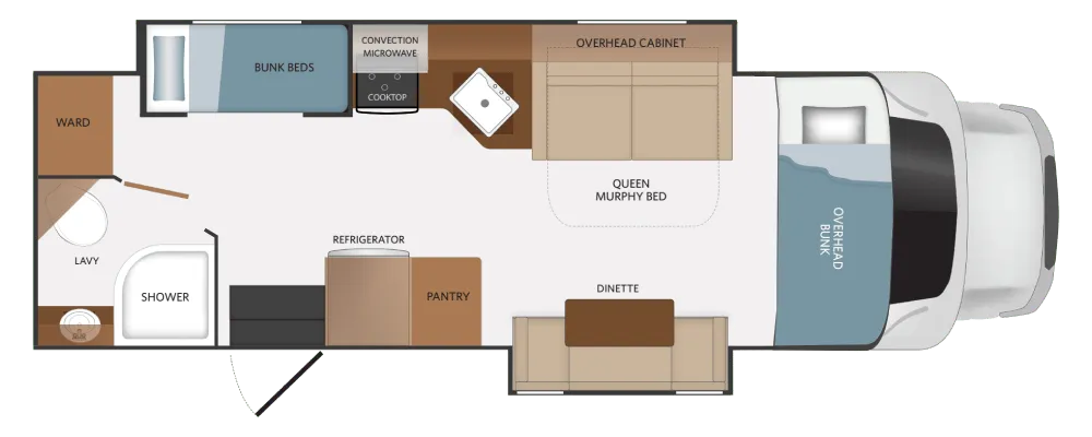 Fleetwood Altitude FS550 30SB floor plan