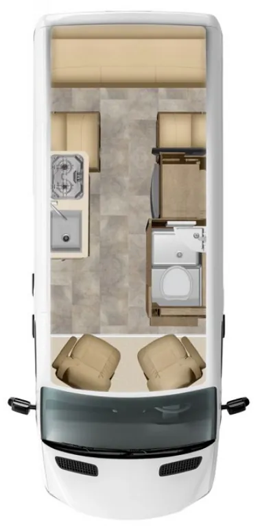 Pleasure-Way Ascent TS BASE floor plan