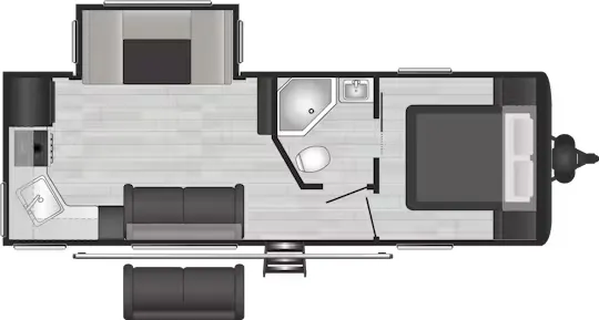 Keystone Hideout 24RKSWE floor plan