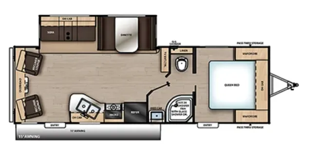 Coachmen Catalina Legacy Edition 263RLS floor plan