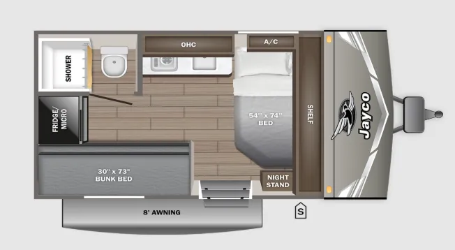 Jayco Jay Flight Sport Edition 130BHW floor plan