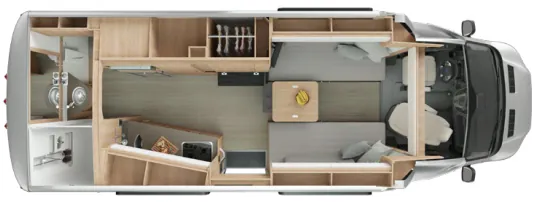 Leisure Travel Wonder W24FTB floor plan