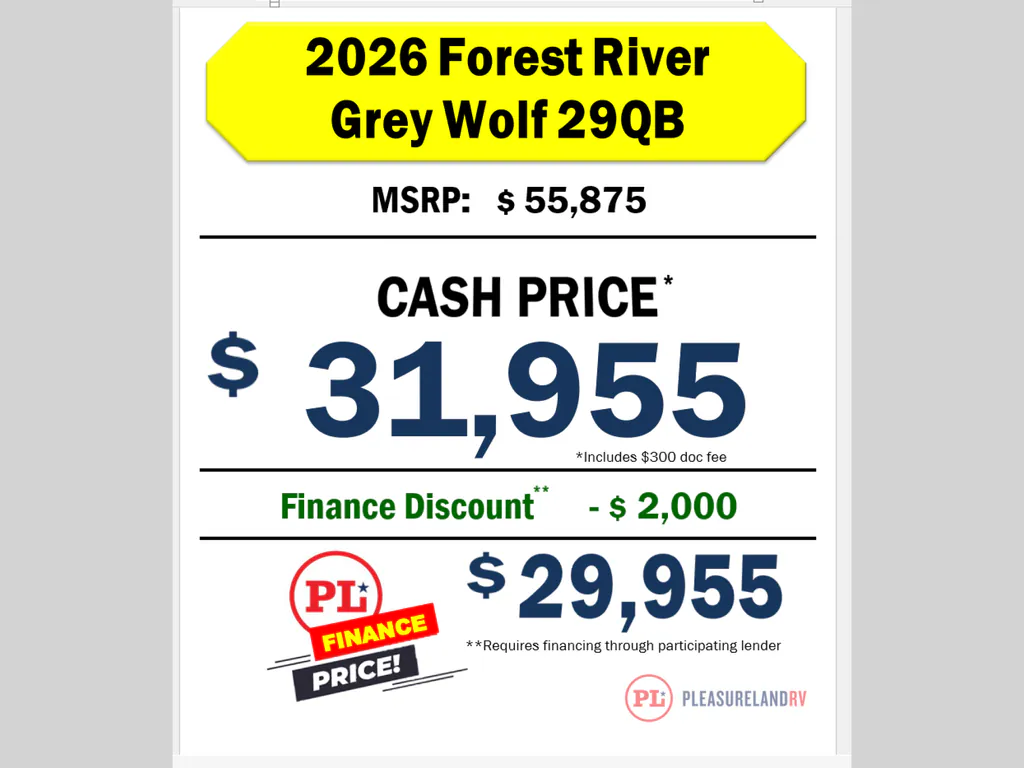 2026 Forest River Cherokee Grey Wolf 29QB, Photos photo 17