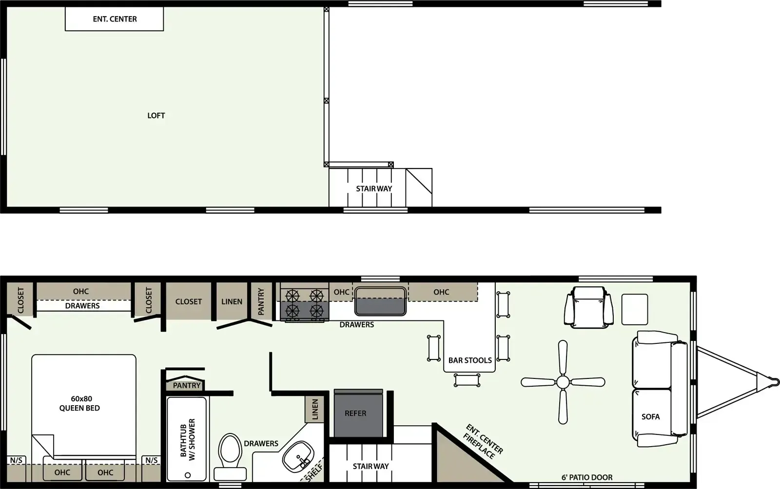 Forest River Quailridge 39ASL floor plan