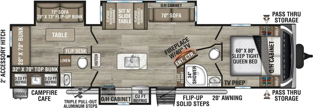 2026 Venture RV SportTrek ST333VIK floor plan