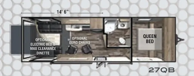 2020 Forest River XLR Boost 27QB floor plan