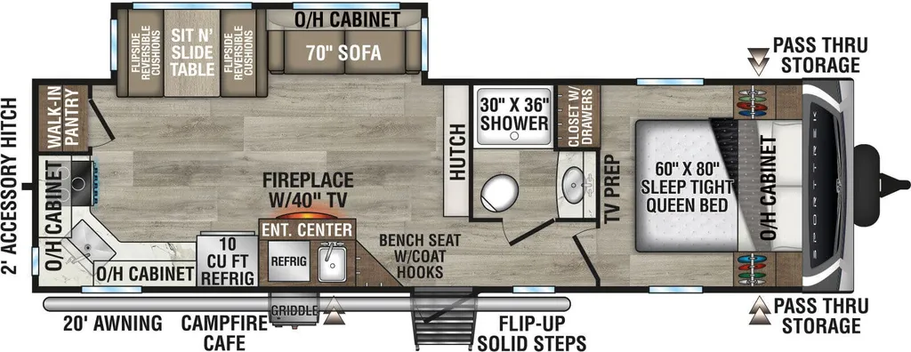 2026 Venture RV SportTrek ST291VRK floor plan