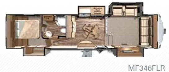 Highland Ridge Mesa Ridge MF346FLR floor plan