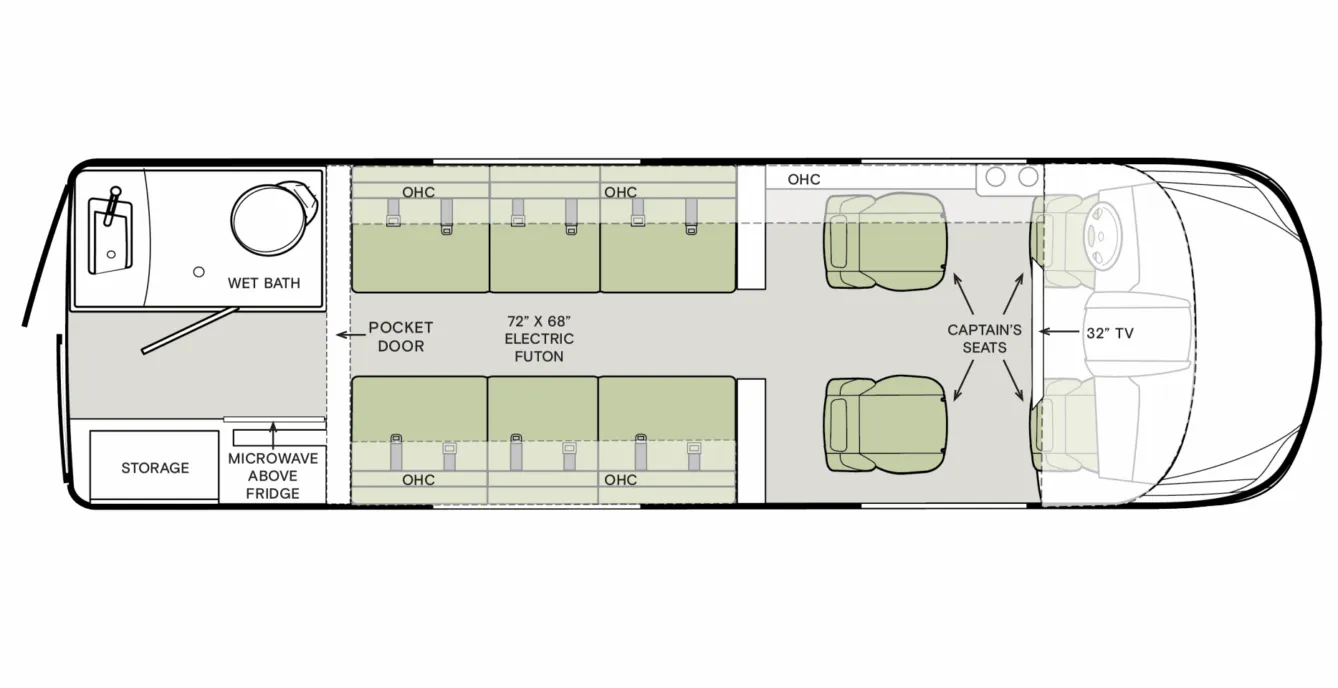 Tiffin GT2 GT2 BASE floor plan